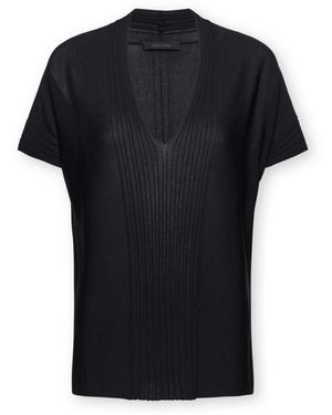 Elena Miro V-Neck Knitwear - Noir