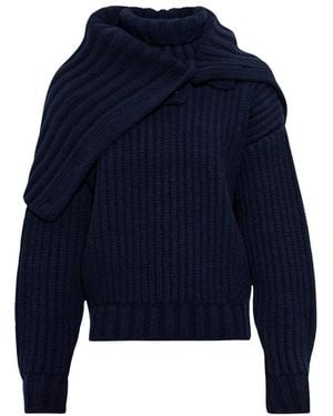 Dolce & Gabbana Wollpullover Oversized - Blau