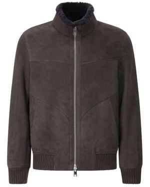 Arma Leather Jackets - Grey