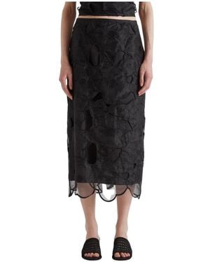 MEIMEIJ Midi Skirts - Negro