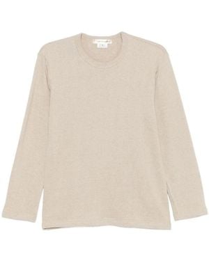 Comme des Garçons Long Sleeve T-Shirts - Natural
