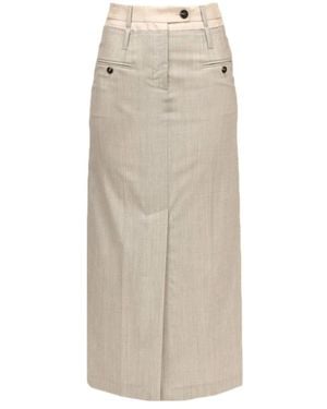 Tela Maxi Skirts - Neutro