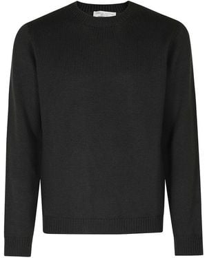 Roberto Collina Round-Neck Knitwear - Nero