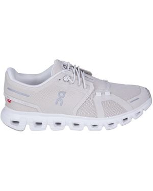 On Shoes Fitness ,Wit ,Cloud 6 Running Shoe - Grijs