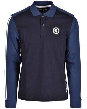 Bikkembergs Long Sleeve Polo - Blauw