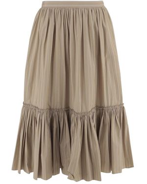 Jil Sander Maxi Skirts - Natural