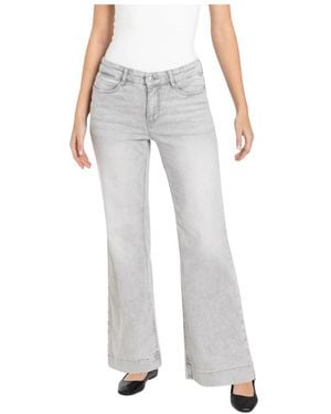 M·a·c Wide Jeans - Gris