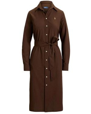 Ralph Lauren Shirt Dresses - Brown