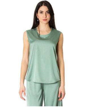 D.exterior Tops ,Groen ,Polyester Top