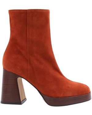 Ángel Alarcón Heeled Boots - Marrón