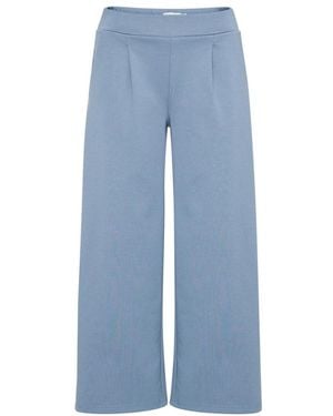 Ichi Wide Trousers - Blue