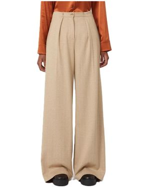 Max Mara Wide Trousers - Neutro