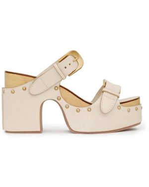 Zimmermann Platform Sandaal - Wit