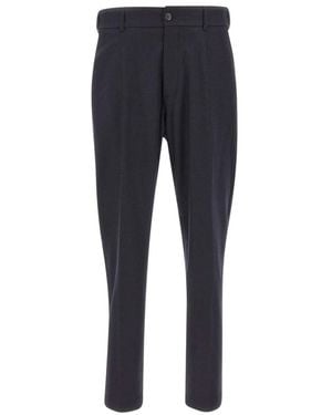 Eleventy Straight Trousers - Azul