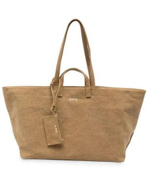 A.P.C. Shopping Bags - Brown