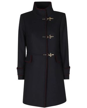 Fay Jassen ,Blauw ,Virginia Coat - Zwart