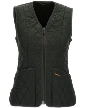 Barbour Jassen ,Groen ,Betty Liner - Zwart