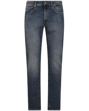 Incotex Straight Fit Jeans - Blue