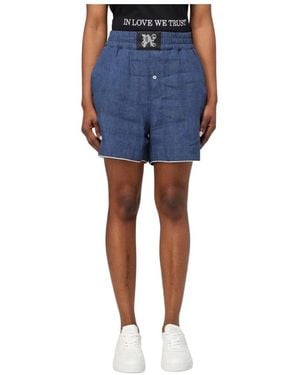 Palm Angels Casual Shorts - Blue