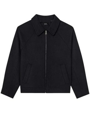 A.P.C. Light Jackets - Zwart