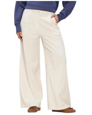 Simplee Broeken ,Katoen Wijde Broek - Wit