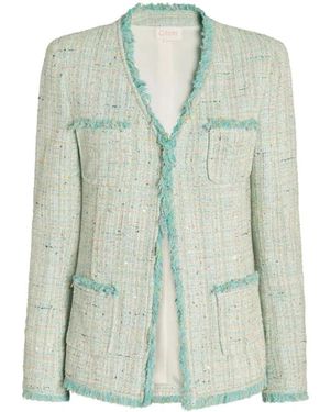 Genny Tweed Jackets - Green