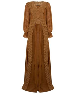 Alberta Ferretti Maxi Dresses - Brown