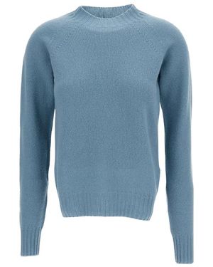 Drumohr L5W113Tl Pullover Mit Stehkragen - Blau