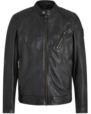 Belstaff Leather Jackets - Zwart