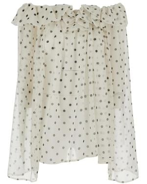 MSGM Pois Top - Weiß