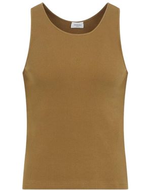 Saint Laurent Sleeveless Tops - Green