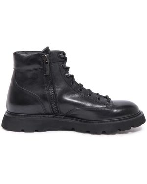 Doucal's Lace-Up Boots - Nero