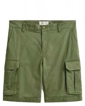GANT Korte Broeken ,Groen ,Katoen Klassieke Cargo Shorts
