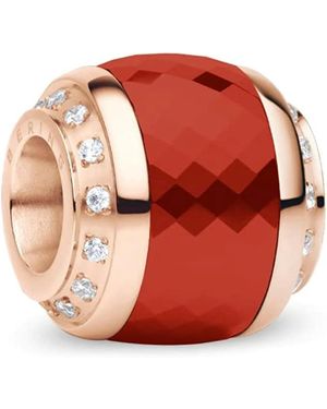 Bering Charm Halskette Mit 'I Love You' Motiv - Rot