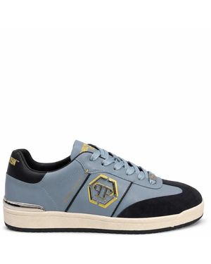 Philipp Plein Lo-Top Sneakers - Blau