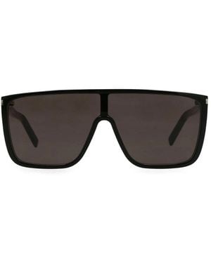 Saint Laurent Square Frame Sonnenbrillen - Schwarz