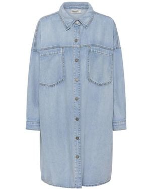 My Essential Wardrobe Shirt Dresses - Blue