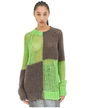 Acne Studios Locker Gestrickter Pullover - Grün