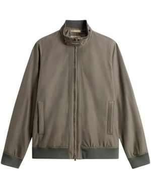 Woolrich Jassen ,Groen ,Katoen Spring Lewis Bomber