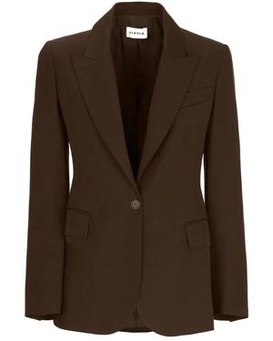 P.A.R.O.S.H. P.A.R.O..H. ,Jassen ,Bruin ,Leer Raisa Blazer
