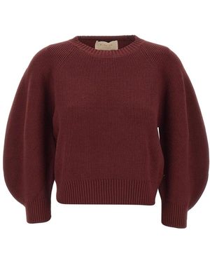 Kaos Round-Neck Knitwear - Rojo