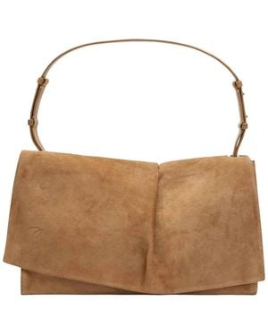 Christian Louboutin Tassen ,Leer Baggy Small Shoulder Bag - Bruin