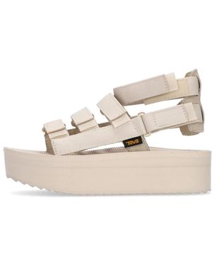 Teva Mevia Birch Flatform Sandale - Mettallic