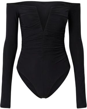 Amazuìn Tops ,Zwart ,Alika Bodysuit