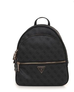 Guess Stylischer rucksack mit verstellbaren trägern - Schwarz