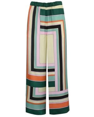 Weekend by Maxmara Seidenhose Achte - Grün