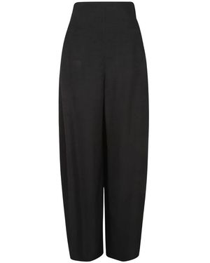 Alaïa Broeken ,Zwart ,Katoen High-Waist Tailored Pants