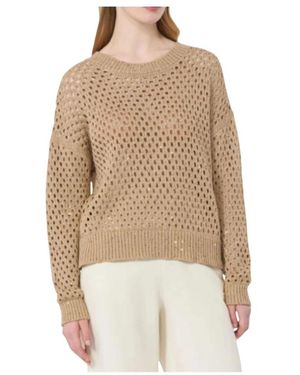 Max Mara Round-Neck Knitwear - Natural