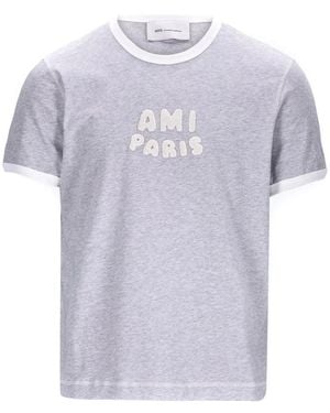Ami Paris T-Shirts - Azul