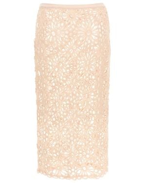 Norma Kamali Midi Skirts - Neutre